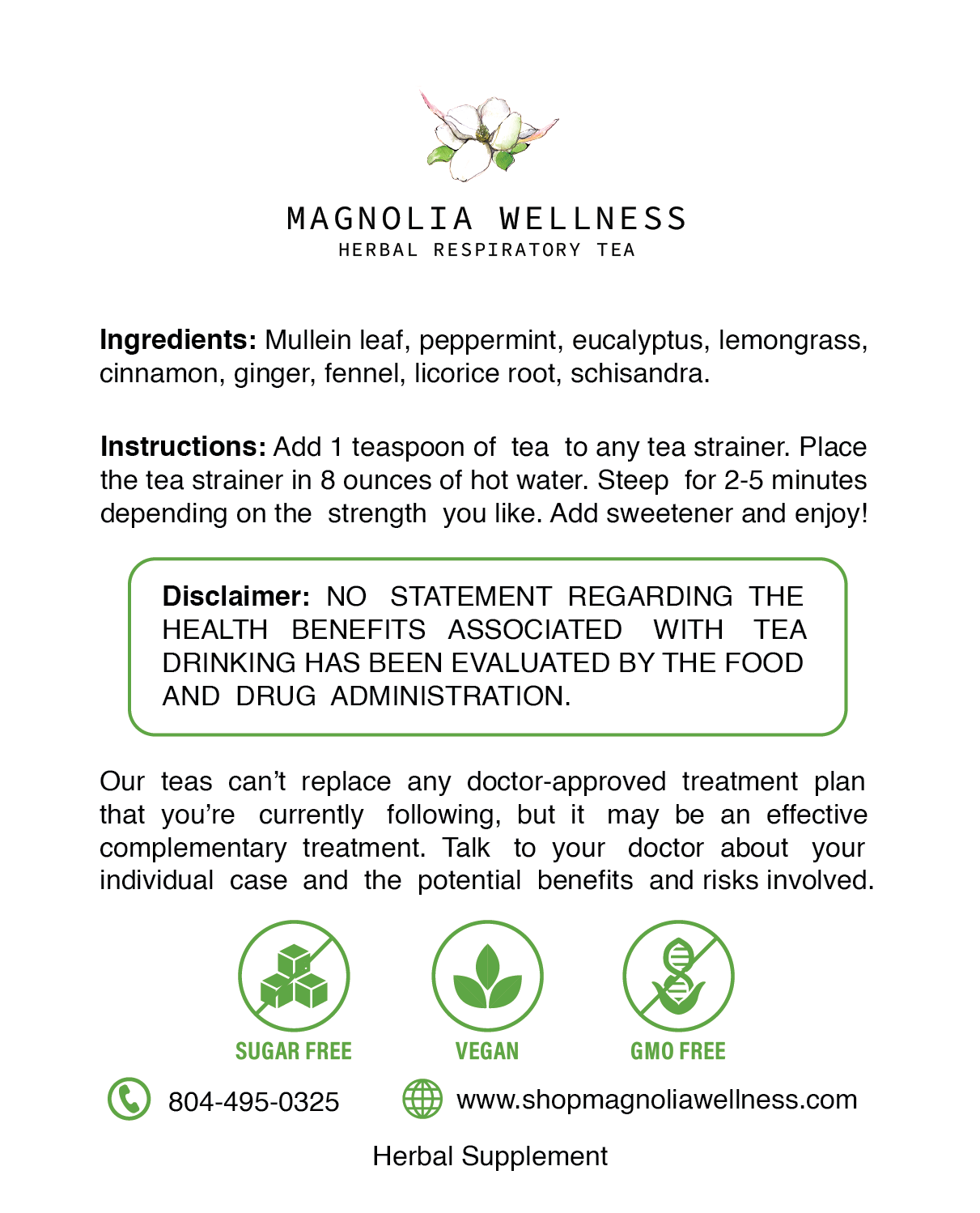 Breathe Well Respiratory Tea